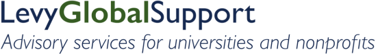 Levy Global Support LLC - Advisory services for universities and nonprofits